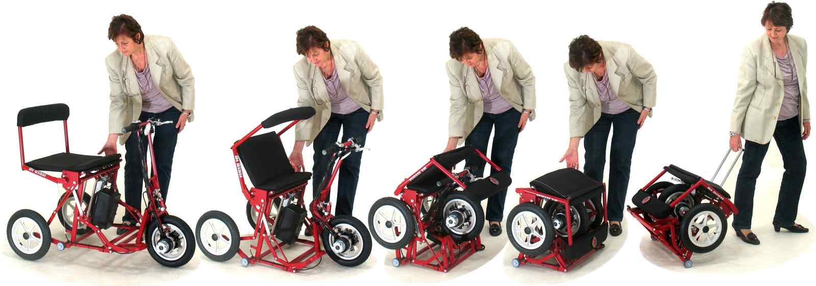 Automatically folding electric scooter DI BLASI Mod. R30